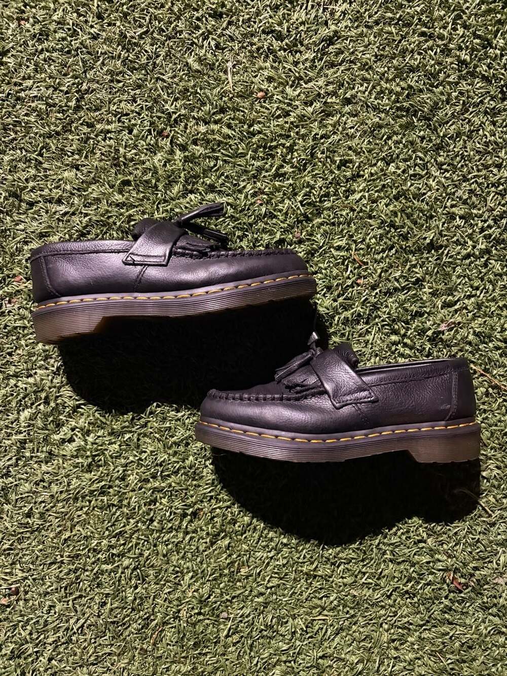 Dr. Martens Adrian Leather Tassel Loafers Black Size 7